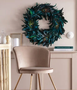 Dehner Kranz Peacock, Ca. Ø65 Cm -Gartenbedarf Verkäufe 2024 6031983 WE MO 001 KranzFeatherPeacock