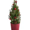 Geschmückter Weihnachtsbaum Antik -Gartenbedarf Verkäufe 2024 6201933 WE FS 001 WeihnachtsbaeumchenAntikrot16cm