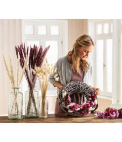 Trockenblumenbund Pampasgras -Gartenbedarf Verkäufe 2024 6272587 WE MO 001 PampasgrasMauve Hasenschwanzgras