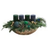 Adventsgesteck Peacock, Ca. B45/H25/T22 Cm -Gartenbedarf Verkäufe 2024 6424477 WE FS 002 JardinierePeacock35cmAdvent2022