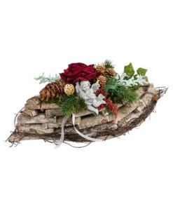 Grabgesteck Sören, Oval, Ca. B32/H16/T16 Cm