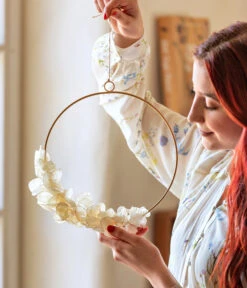 Dehner Türkranz Lunaria, Ca. Ø25 Cm -Gartenbedarf Verkäufe 2024 6536783 WE MO 001 KranzLunaria