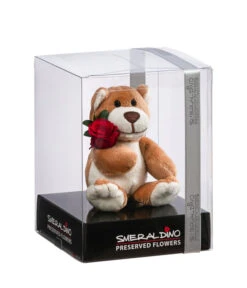 Dehner Kuschelbär Mit Longlife-Rose, Ca. B6/H10 Cm -Gartenbedarf Verkäufe 2024 6537732 WE FS 001 LonglifeRoseBaerROT