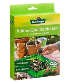 Dehner Kokos-Quelltabletten, 100 Stk.