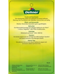 Winterapfel 'Pinova' 15 Winterapfel 'Pinova' -Gartenbedarf Verkäufe 2024 7729361 WinterapfelPinova Etikett 2