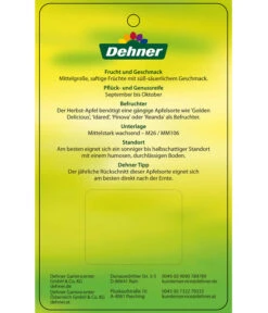 Herbstapfel 'Rebella' 11 Herbstapfel 'Rebella' -Gartenbedarf Verkäufe 2024 7737075 HerbstapfelRebella Etikett 2