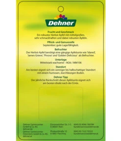 Herbstapfel 'Rubinola' 11 Herbstapfel 'Rubinola' -Gartenbedarf Verkäufe 2024 7747165 HerbstapfelRubinola Etikett 2