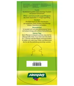 Tafeltraube 'Vanessa' -Gartenbedarf Verkäufe 2024 7773732 TafeltraubeVanessa Etikett2