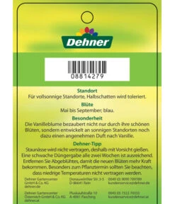 Vanilleblume 11 Vanilleblume -Gartenbedarf Verkäufe 2024 8814279 Vanilleblume Etikett 2